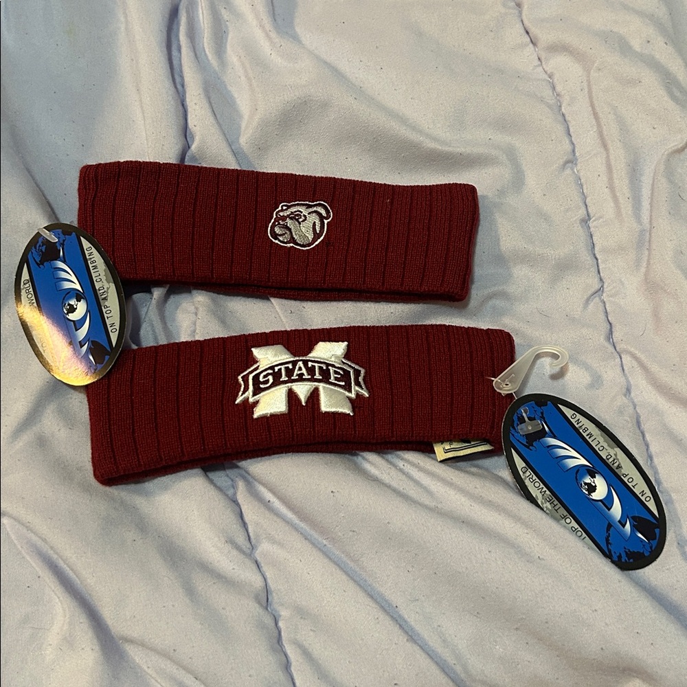 Top of the World Maroon Headbands